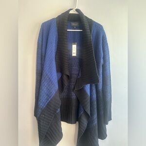 Romeo & Juliet Couture Blue and Black Cardigan